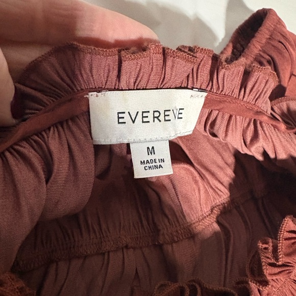 Evereve Rust Ruffle Blouse - Picture 9 of 12
